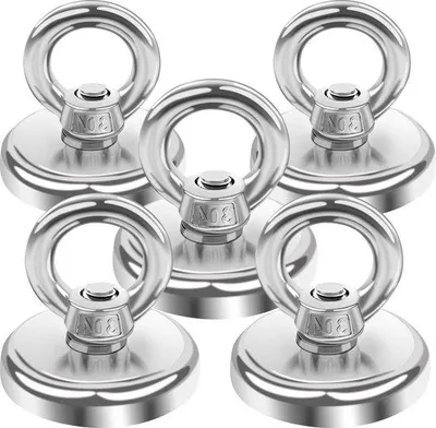 Produktbild von Famanu Neodymium Magnet 32 mm - 100 kg Tragkraft, 5 Stück