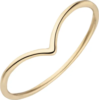 Produktbild von Gr. 56 Damen Ring schmal 585 Gold Gelbgold Goldring