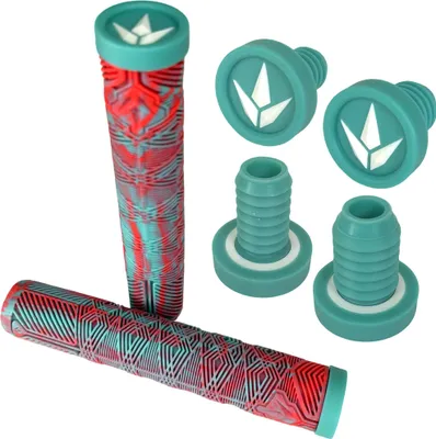 Produktbild von Blunt Stunt-Scooter / BMX Griffe V3 Soft 160mm Lang mint / rot