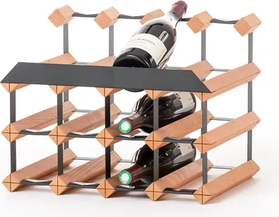 Image de Raxi, Classix 5012T Casier à vin, hêtre, 12 bouteilles