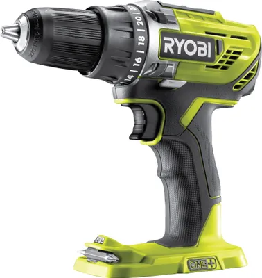 Obrázok produktu pre Ryobi R18DD3-0 - Elektrischer Schraubendreher - Pistolengriff - Schwarz - Grün - Überhitzung - 1800 RPM - 500 RPM
