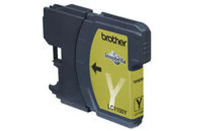 Produktbild von Brother LC-1100Y Yellow Ink Cartridge Blister Pack, Gelb, Tinte auf Pigmentbasis
