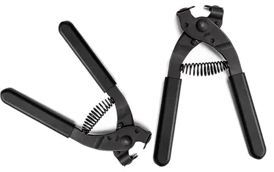 Lochzange für Leder, 4 mm, 2+4 Zähne, Kohlenstoffstahl