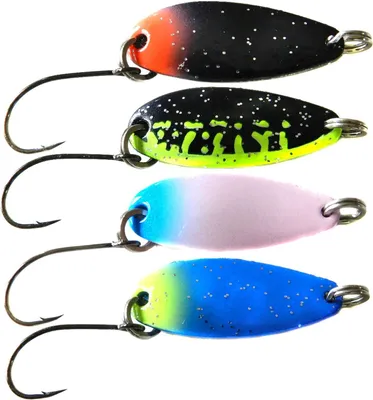 Produktbild von Paladin Trout Spoon 2,5g - Forellenblinker, Farbe:schwarz-gelb/schwarz-glitter