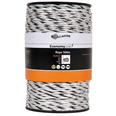 Obrázek produktu pro Šňůra Gallagher EconomyLine (5 mm / Wit) - 500 metrů