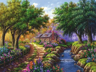 Immagine prodotto di 1500-piece Cottage by the river puzzle. Adults & children from 14 years. 12000735. Ravensburger