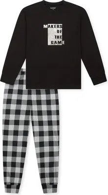 Produktbild von Schiesser Schüler Jungen Schlafanzug lang Gr. 164  schwarz