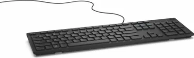 Produktbild von DELL KB216, Volle Größe (100%), Kabelgebunden, USB, QWERTY, Schwarz
