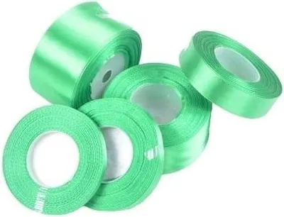 Produktbild von Satinband 6 mm grün 32 m WS8086