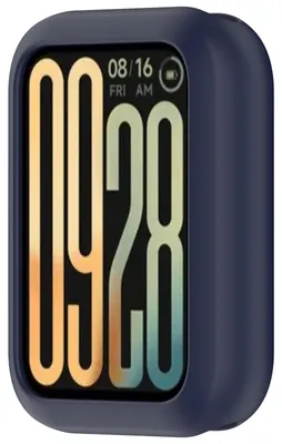 Produktbild von Für Xiaomi Smart Band 9 Pro Silikon Design Watch Schutz Gehäuse Hülle Case Cover Blau