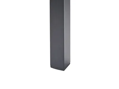 Obrázek produktu pro BELIANI Hliníkový zahradní stůl 180 x 90 cm černý venkovní stůl jídelní pro 6 osob