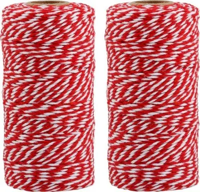 Produktbild von Katoenen Keukentouw - 2 Stücke - 100 m/Rolle - Bindnetz - Grillzubehör - Fleischnetz
