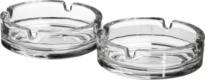 Produktbild von Glasaschenbecher SMOKER | Klassischer Tisch-Aschenbecher aus Glas