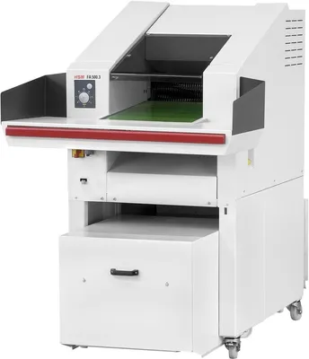 Produktbild von HSM Powerline SP 5080, Partikelschnitt-Zerkleinerung, 50 cm, 500 mm, Tasten, 4 Rad/Räder, 550 Blätter
