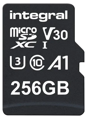 Produktbild von Integral INMSDX256G-100/90V30, 256 GB, UHS-I, 100 MB/s, 50 MB/s, Class 3 (U3), V30
