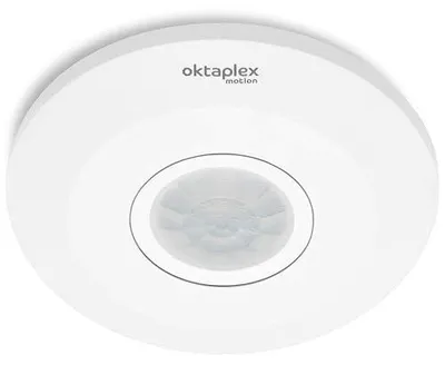 Zdjęcie produktu dla Czujnik ruchu sufitowy 360 stopni podczerwień 8M biały montaż natynkowy