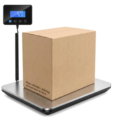 Obrázok produktu pre Váha na balíky, 200 kg/10 g, digitálna poštová váha s LCD displejom