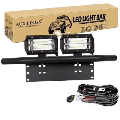 Immagine prodotto di Striscia luminosa a LED, 36W-72W watt, impermeabile IP67, 7 pollici 2X72W filo