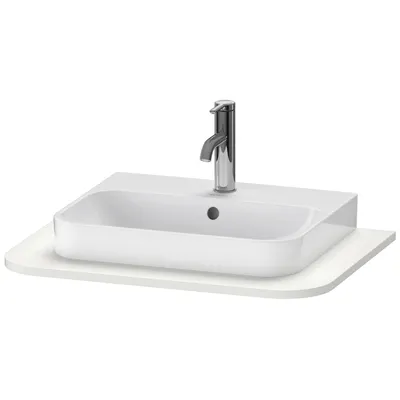 Image de Duravit Happy D.2 Plus Console HP031B, 650x480 mm, 1 découpe, pour lavabo HP4940, HP4960, HP031B03939