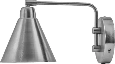 Produktbild von House Doctor Wandleuchte Wandlampe Licht Lampe Silber Game L 30 Cm Gebürstet