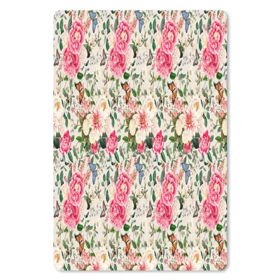 Produktbild von MuchoWow® Mauspad Mousepad Blumen - Farben - Schmetterling 40x60 cm - Mousepads - Maus Mat - Pad - Mausunterlage - Schreibtisch Accesoire