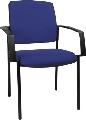 Produktbild von Topstar Besucherstühle BtoB 10 BB100A G26 blau Stoff, 2 St.