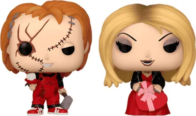 Obrázok produktu pre Funko Pop! - Zestaw figurek Chucky i Tiffany Valentine Pocket POP 2-pack