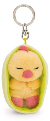 Produktbild von NICI Schlüsselanhänger Sleeping Pets Küken 8cm in Körbchen - gelb - Treuer-Begleiter für Rucksack oder Tasche, Schlüsselhalter für klein und Groß | 61