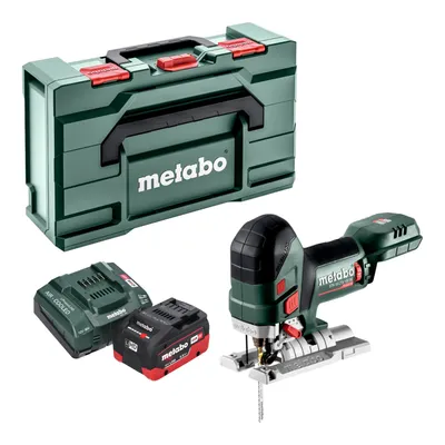 Produktbild von Metabo STA 18 LTX 150 BL Akku Stichsäge 18 V 150 mm Brushless + 1x LiHD Akku 5,5 Ah + Ladegerät + Metabox