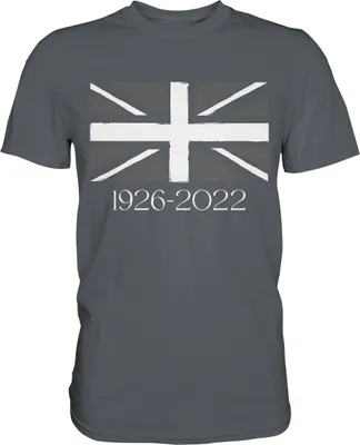 Produktbild von Queen Elizabeth T-Shirt – Dark Grey / M