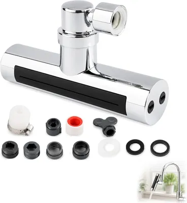 Produktbild von Kraanopzetstuk 360° drehbar, 4-in-1 Wasserstrahl, für Küche und Bad