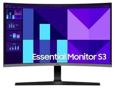 Zdjęcie produktu dla Samsung S27D390GAU, 68,6 cm (27"), 1920 x 1080 px, Full HD, LED, 4 ms, Czarny