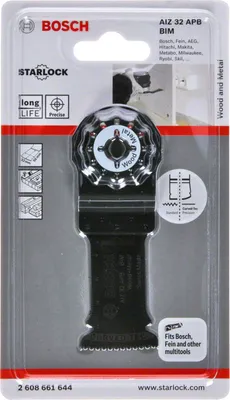 Image de Bosch 2608661644 Bosch BIM Tauchsägeblatt W+M AIZ 32 APB