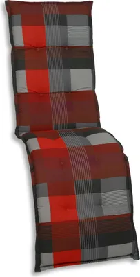 Produktbild von GO-DE Relax-Auflage 170 x 50 x 7 cm, rot kariert