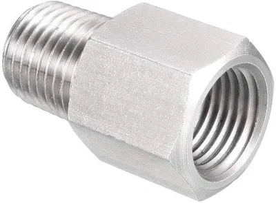 Immagine prodotto di Adattatore per presa RVS: raccordo maschio 1/4 NPT a testa femmina 1/4 G