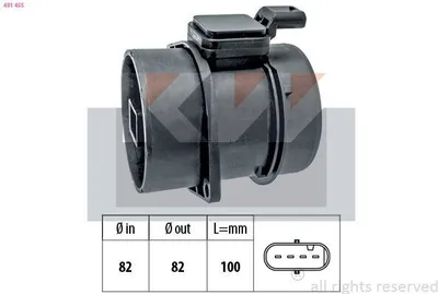 Produktbild von KW 491 455 Luftmassenmesser LMM passend für MERCEDES-BENZ C-Klasse Limousine (W204) Luftmengenmesser