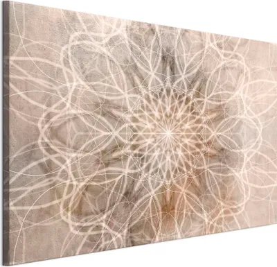 Produktbild von LUMASOUL Leinwand Bilder 90x60 cm, Leinwandbild Boho Motiv, Wandbilder Holzrahmen und Webstuhl Wohnzimmer und Schlafzimmer, 1 teilig