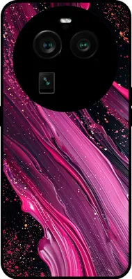 Produktbild von Smartphonica Telefon Fall geeignet für Oppo Find X6 Pro mit Marmor-Druck - TPU zurück Abdeckung Fall Marmor-Design - lila rosa