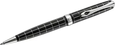 Produktbild von Kugelschreiber Excellence A plus  Raute guillochiert lapis schwarz easyFLOW
