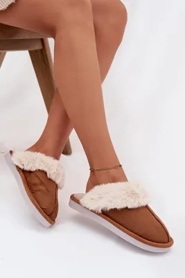 Immagine prodotto di Pantofole da donna con pelliccia Camel Carisse 36/37