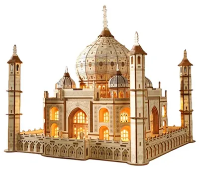 Zdjęcie produktu dla Puzzle 3D z drewna – Tadź Mahal