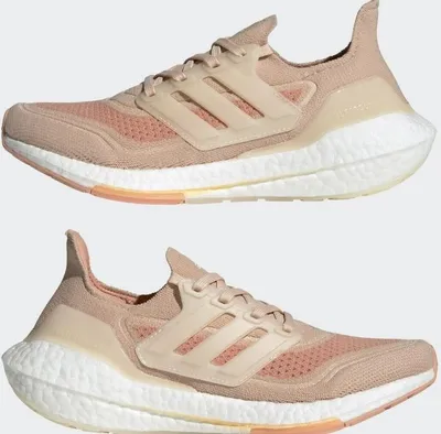 Produktbild von Adidas Ultraboost 21 Laufschuh Damen Freizeitschuhe Rosa Sportschuhe Boostsohle 37 1/3