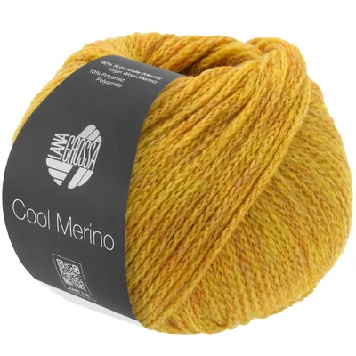 Produktbild von Lana Grossa COOL MERINO 50 g leichtes Kettengarn aus klassischer Wolle 150 m, Farbe:008 - Goldgelb