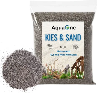 Produktbild von 5 Kg Zambesi Aquariensand "" 0,3-0,8mm Bodengrund Aquariumsand