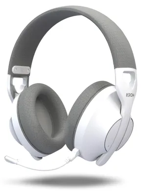 Imagen del producto de Krom Phase, con cable y Bluetooth, 20 - 20000 Hz, para juegos, 200 g, auriculares con micrófono, color blanco