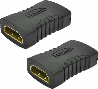 Produktbild von HDMI Buchse Doppelbuchse Kupplung Adapter Kabelverlängerung Verbinder Full HD 4K[2x Stecker]