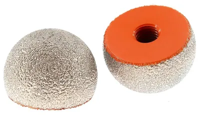Obrázok produktu pre Diamantové brúsne vrtáky 50 mm, závit M14, pre uhlové brúsky, 2 kusy
