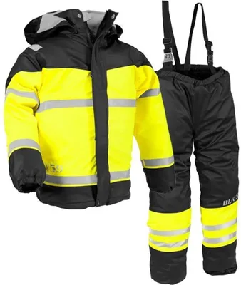 Produktbild von Blakläder Regenset Kinder 4860 2003 in schwarz/gelb, Größe:140