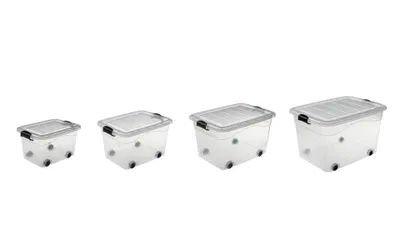 Produktbild von Set Aufbewahrungsboxen 20 ltr. + 40 ltr. + 60 ltr. + 100 ltr. - 1 Stück