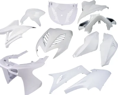 Produktbild von Verkleidungskit DMP 11-Teilig, weiß kompatibel für Yamaha Aerox MBK Nitro -2013